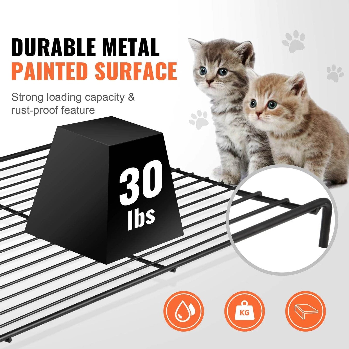 4 Tier Large Cat Playpen for Indoor Exercise and Fun - Estalios