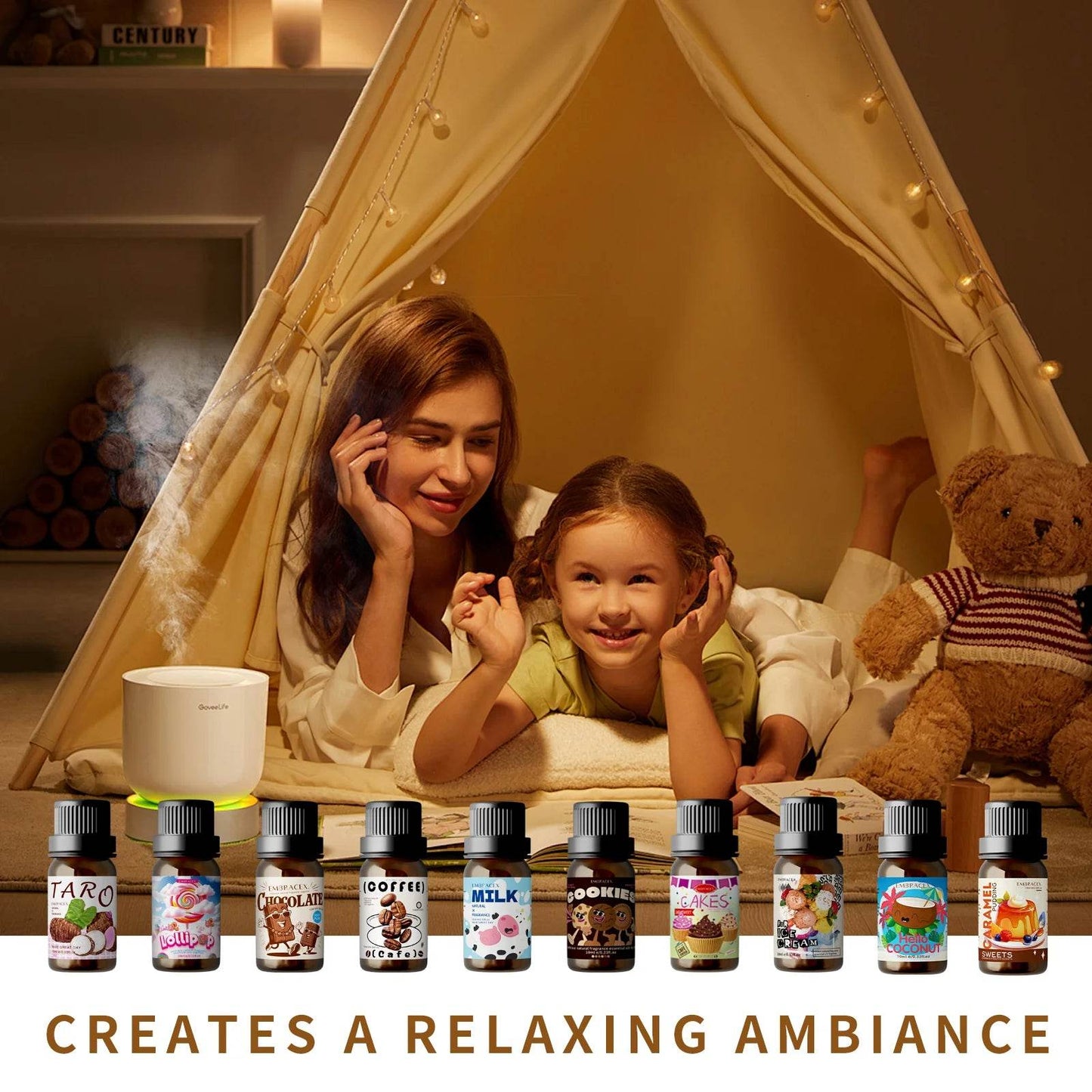 12 Models Gourmet Essential Oils for Diffusers and Gifts - Estalios