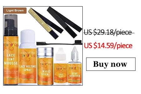 Lace Melting Spray Tint Mousse Wig Glue Waterproof Set - Estalios