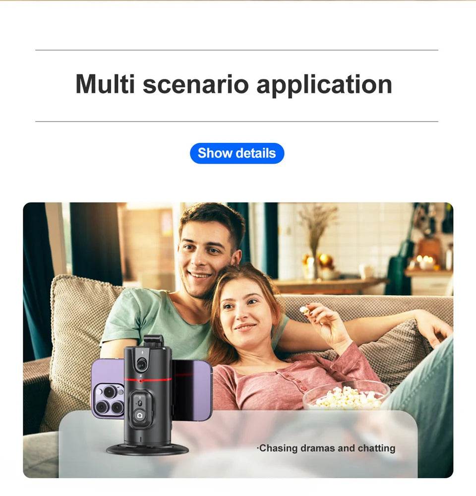 2025 New 360 Rotation Gimbal Stabilizer for Live Photography - Estalios