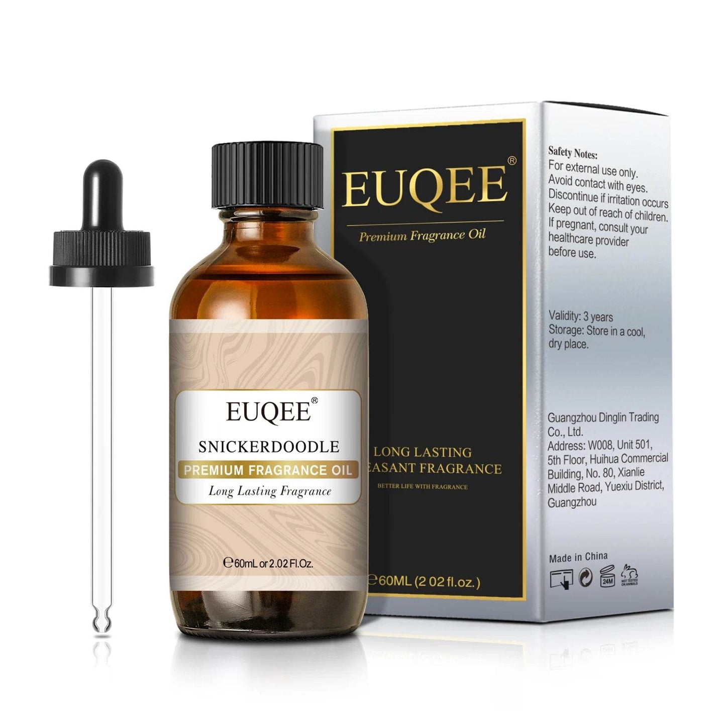 EUQEE 60ml Men's Fragrance Oils for Car Diffusion Aromas - Estalios