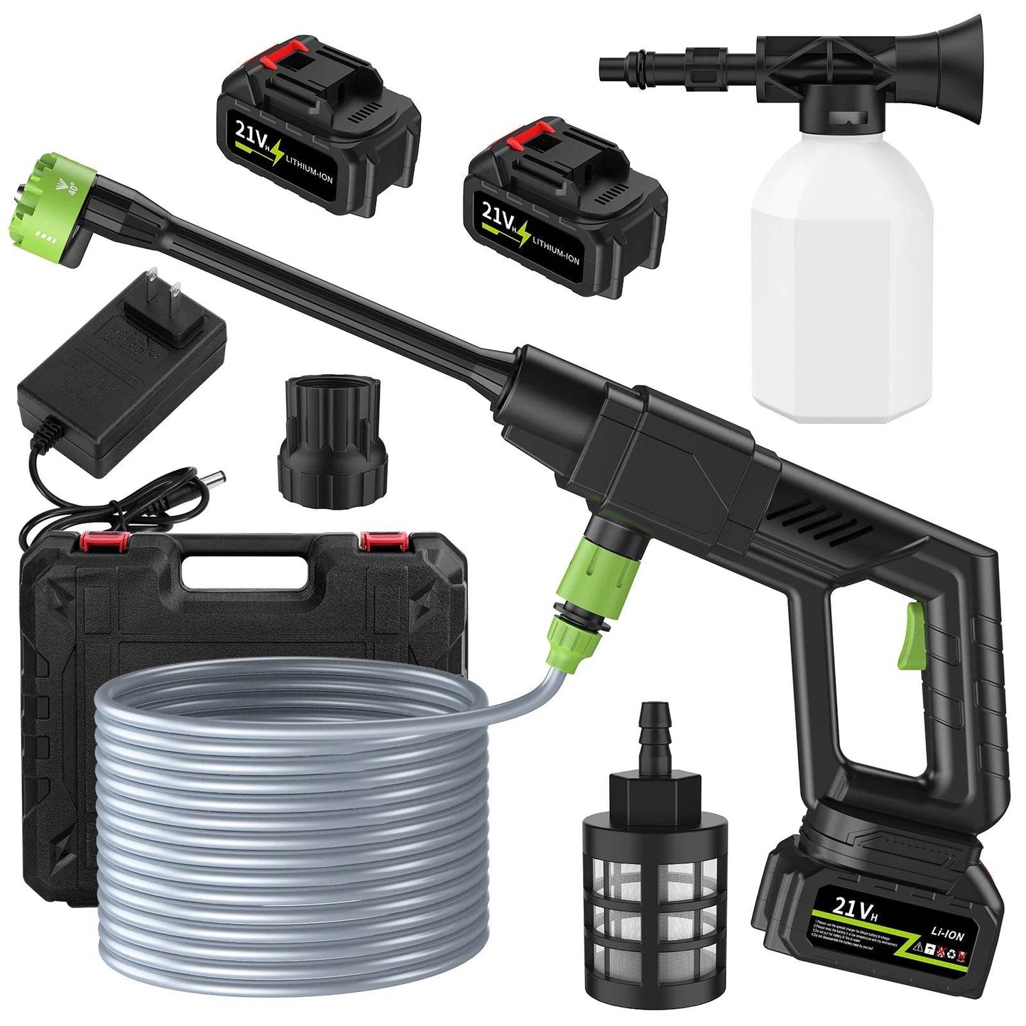 Brushless High Pressure Car Washer Gun 6 IN 1 Cordless Spray - Estalios