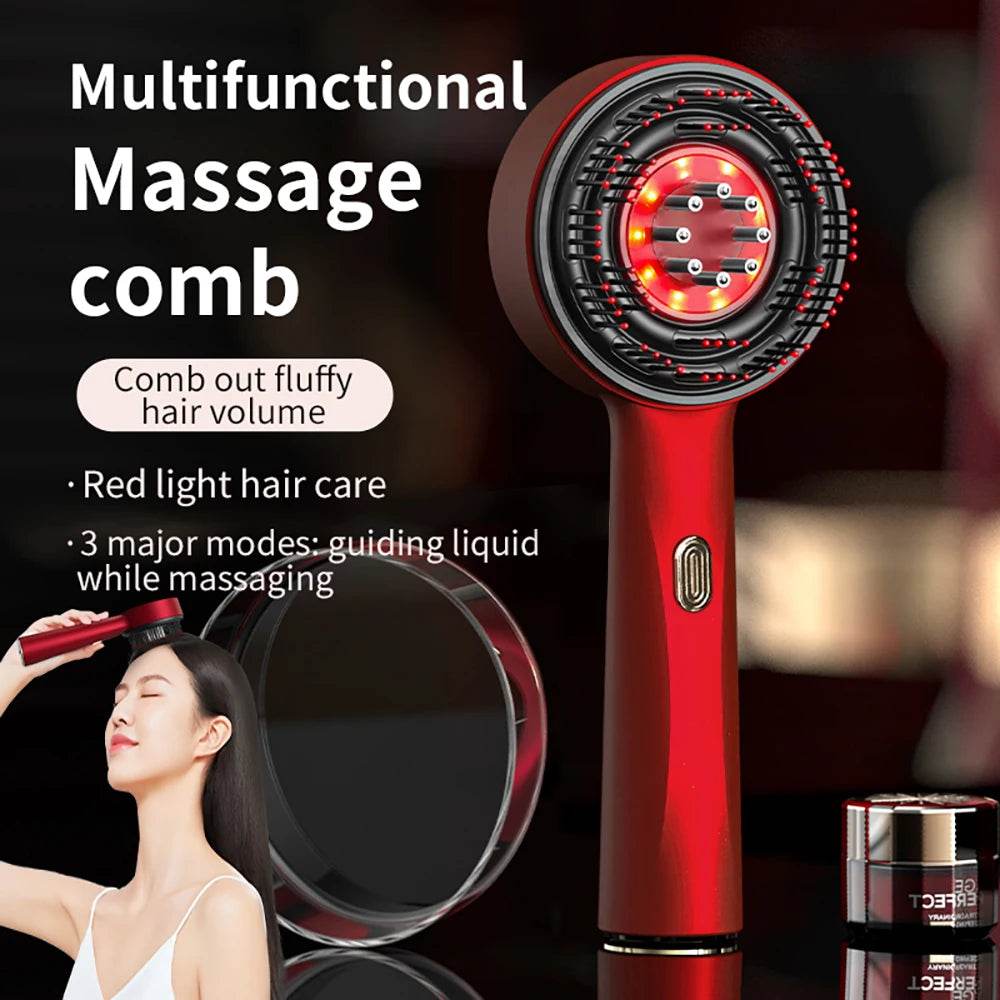 Electric Vibration Massage Comb for Hair Growth and Scalp Care - Estalios