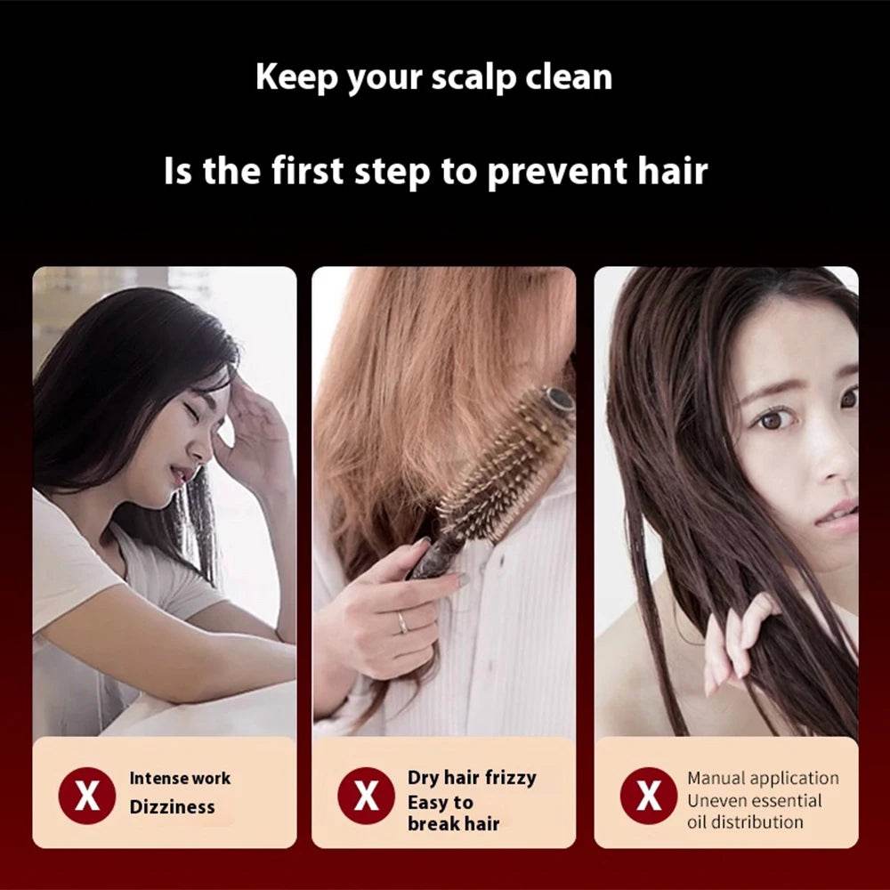 Electric Vibration Massage Comb for Hair Growth and Scalp Care - Estalios