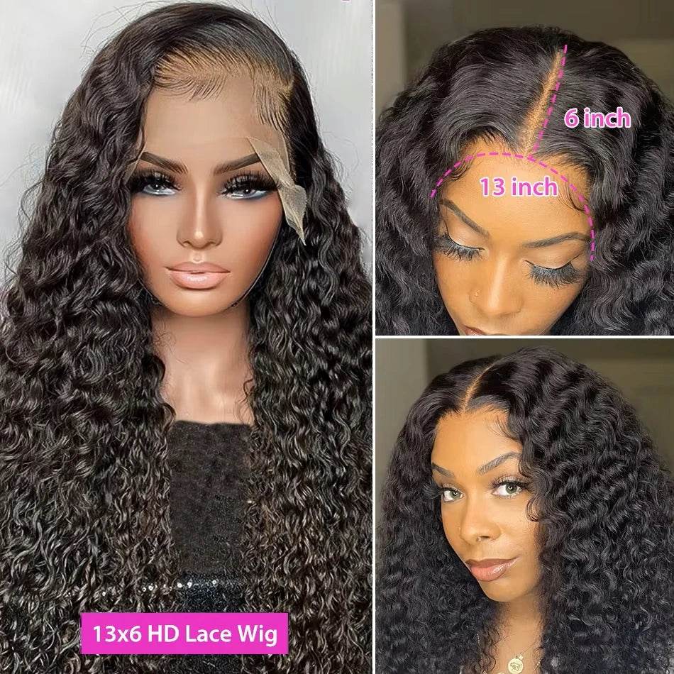 30 40 Inch Deep Wave Lace Front Wigs for Women - Estalios