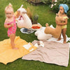 Soft Toy-Pillow Llama in Rusty Brown for Cuddles - Estalios