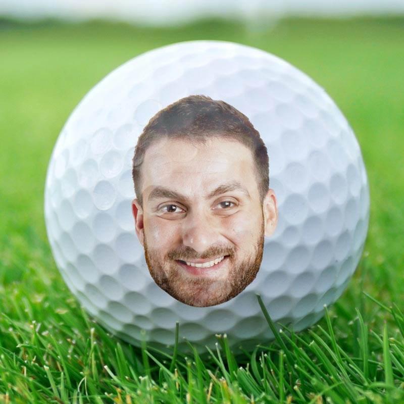 Custom Photo Golf Ball - Gift For Dad, Golfer, Grandpa - Estalios