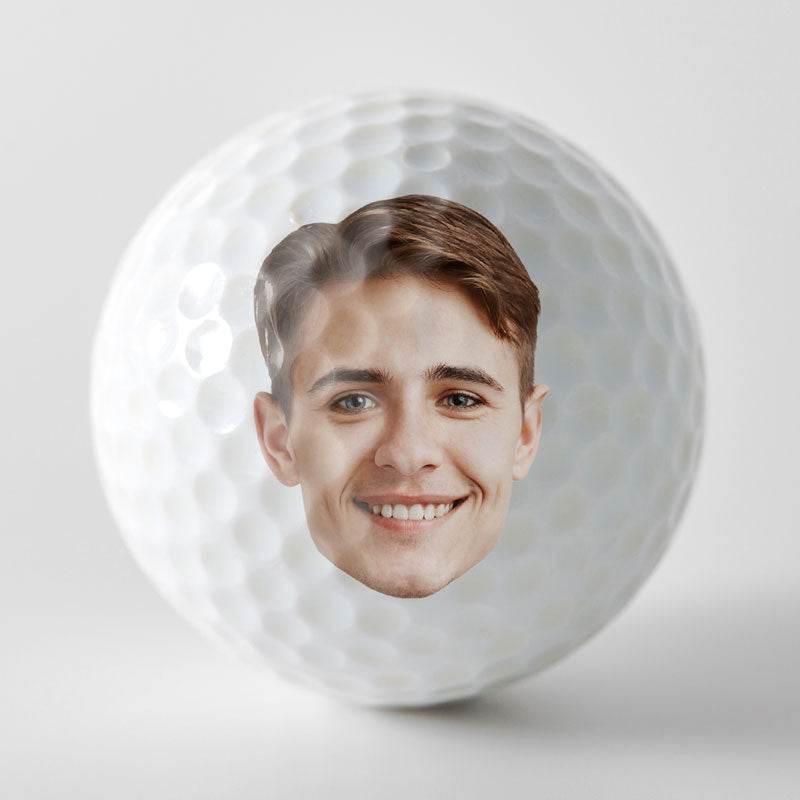 Custom Photo Golf Ball - Gift For Dad, Golfer, Grandpa - Estalios