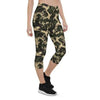 Unleash Your Inner Athlete with Camo Capri Leggings - Estalios