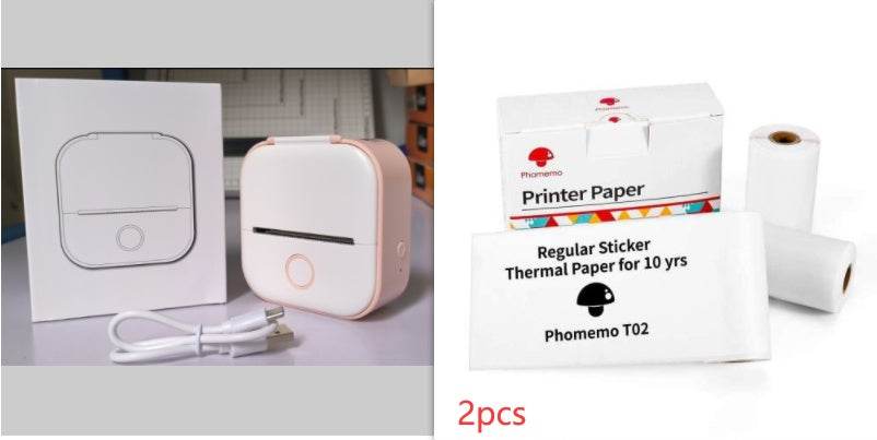 Portable Mini Thermal Label Printer for Home and School - Estalios