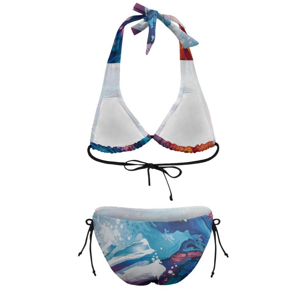 Plus Size Bikini Swimsuit with Adjustable Straps and Style - Estalios