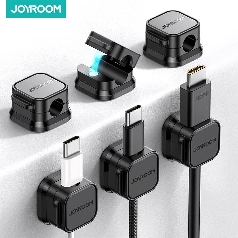 Joyroom Magnetic Cable Clips for Smooth Adjustable Cord Management - Estalios