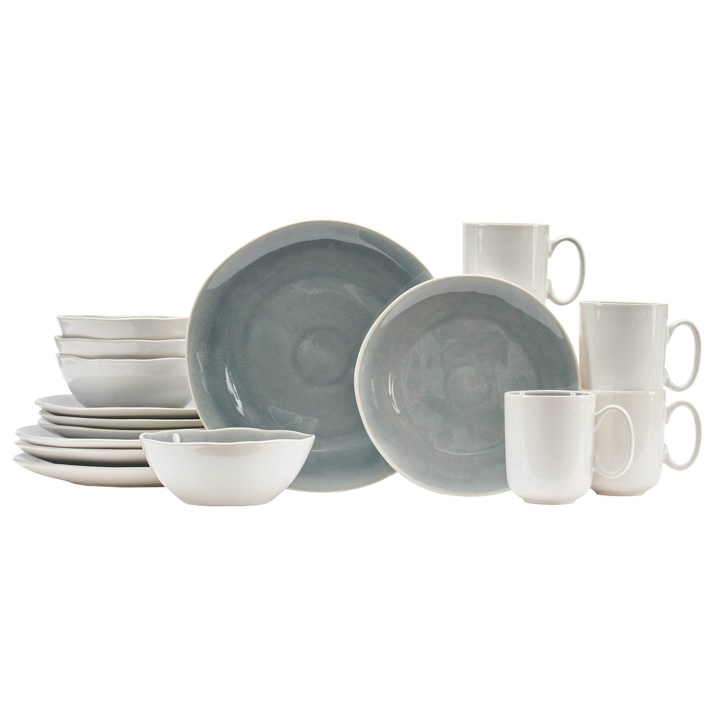 Serenity 16-Piece Dinnerware Set for Elegant Dining - Estalios