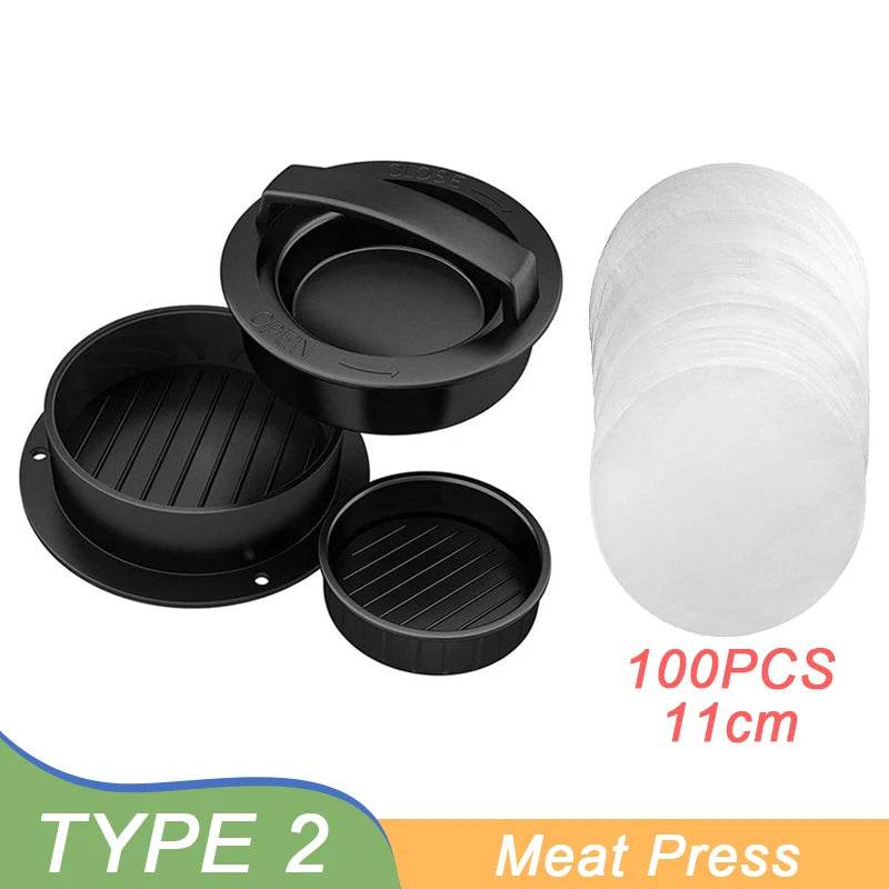 Hamburger Meat Press Maker Non-Stick Burger Patty Mould - Estalios