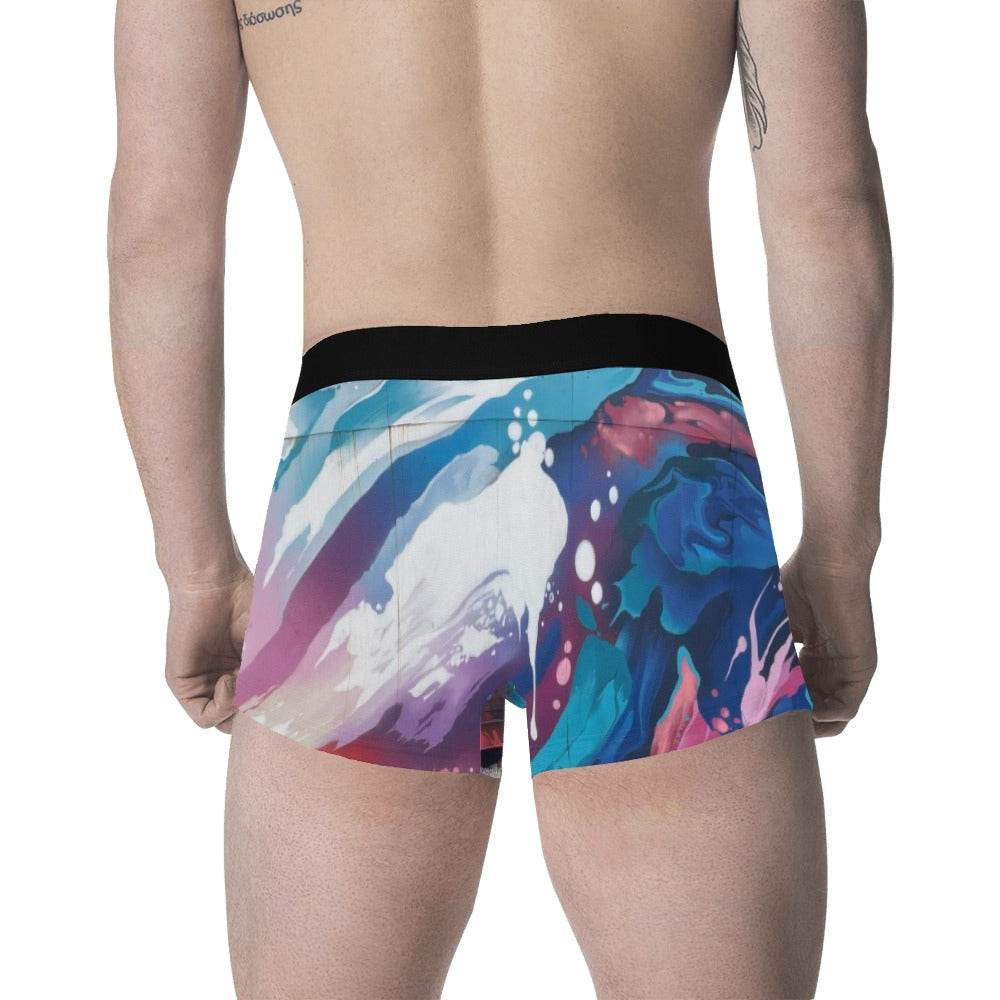 Men's All Over Print Boxer Briefs L34(Made In Queens USA) - Estalios