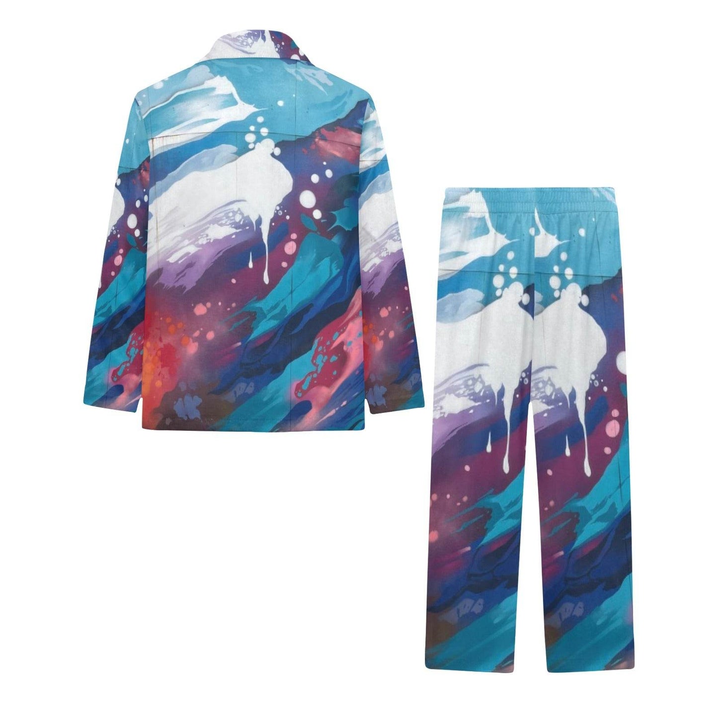 Big Girls' V-Neck Long Pajama Set for Comfortable Sleepwear - Estalios