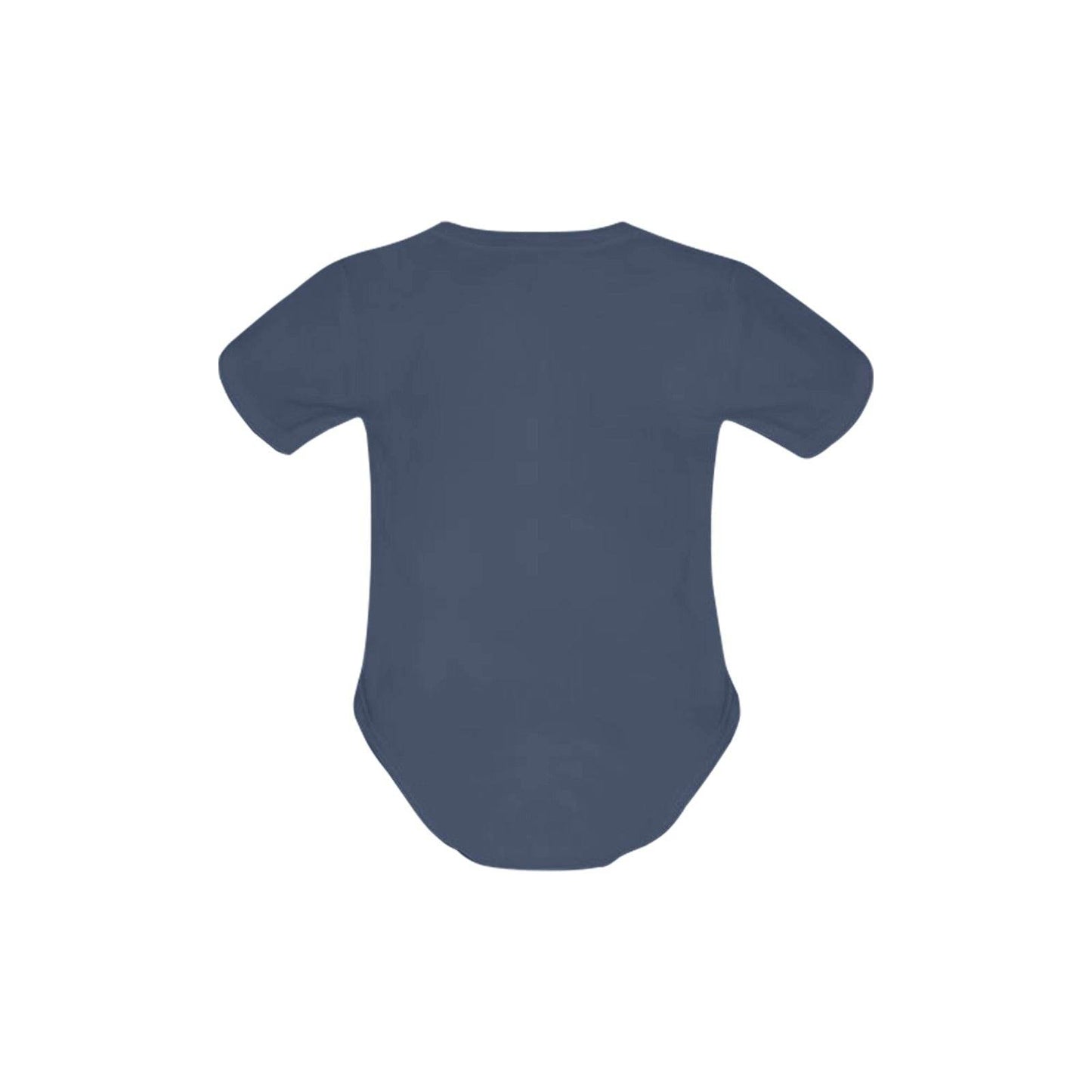 Baby Powder Organic Short Sleeve One Piece Model T28(One Side Printing) - Estalios