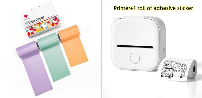 Portable Mini Thermal Label Printer for Home and School - Estalios
