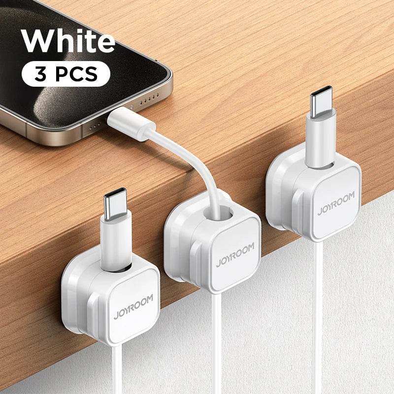 Joyroom Magnetic Cable Clips for Smooth Adjustable Cord Management - Estalios