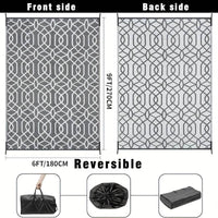 Waterproof Reversible Outdoor Rug For Patios And RV Camping - Estalios