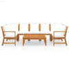 Acacia Wood Oasis: your Dream Outdoor Sectional! Get Ready to Transform your Patio Into the Ultimate Relaxation Zone with our Stunning Wooden Outdoor Sectional Sofa - Estalios