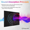 Acoustic Foam Panels 2" X 12" X 12" for Soundproofing.