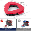 Adapted to O-Cedar RinseClean Large Triangular Brush Head - Estalios