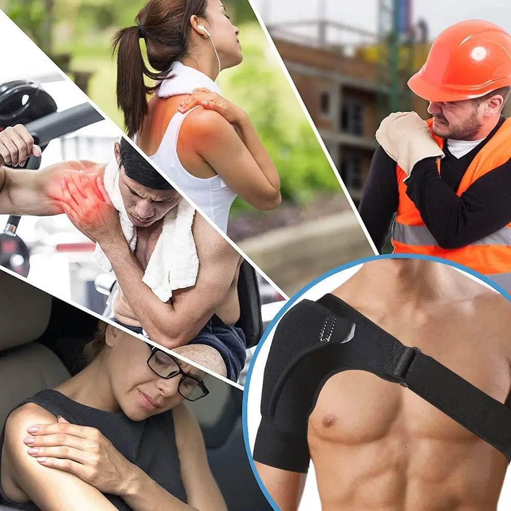 Adjustable Shoulder Support Bandage for Joint Pain Relief - Estalios