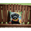 Aloha Pup Paradise Pillow: Unleash the Island Vibes! Bring a Touch of Paradise to your Home with our Adorable Aloha Pup Paradise Pillow! this Decorative Pillow - Estalios