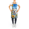 American Bulldog Apron in Sunflowers for Stylish Cooking - Estalios