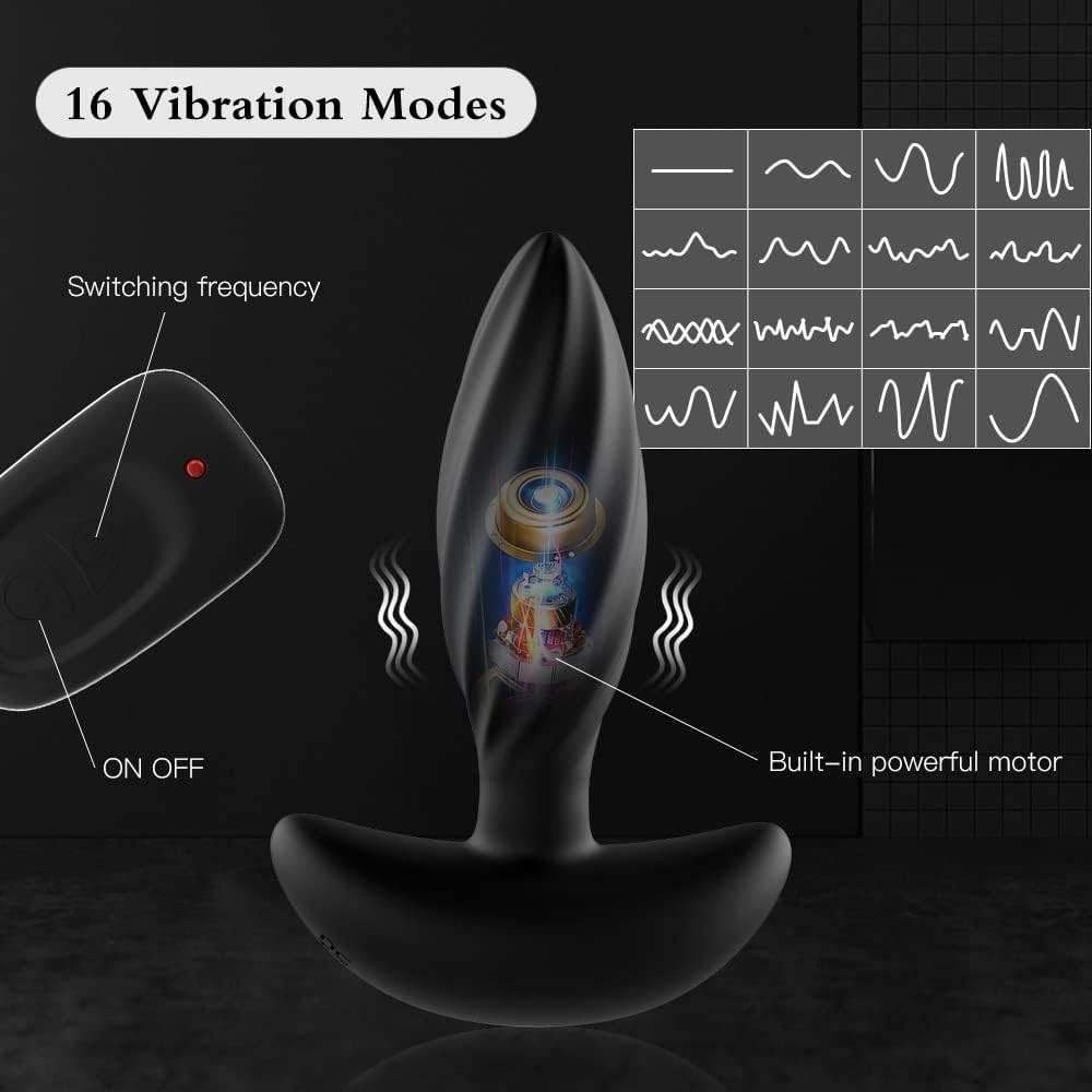 Black Hole Bliss: Magnetic Vibrating Plug! - Estalios