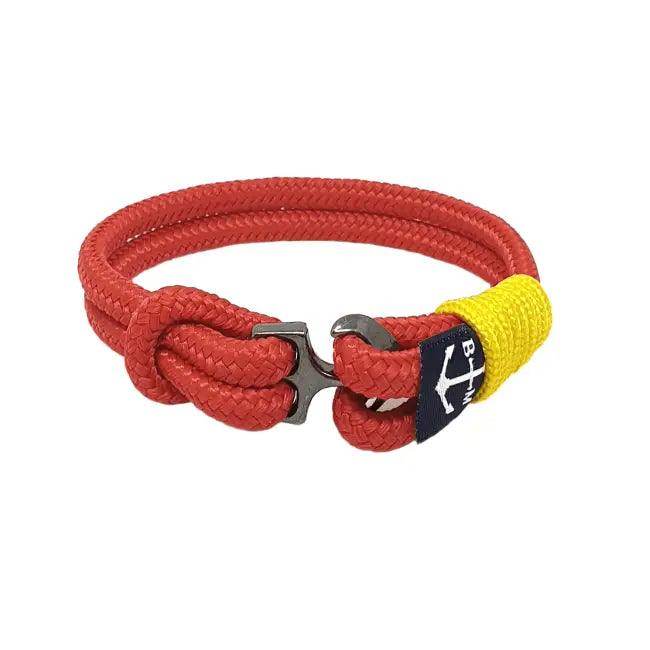 Aodh Nautical Bracelet with Red Rope for Stylish Wear - Estalios