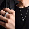 Astronomical Sphere Ball Ring with Triple-Layer Design - Estalios