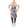 Howlin Good Cowboy Dog Apron: Get Yours! this Adorable Folded Watercolor Apron is the Perfect Way to Show off your Love for Dogs While Keeping - Estalios
