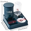 Automatic Cat Feeder Water Dispenser Set 2 In 1 Tilted Feeder - Estalios