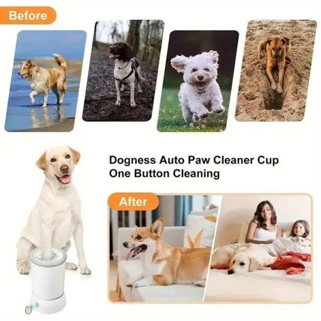 SparklePaws Electric Paw Cleaner for Effortless Pet Care - Estalios