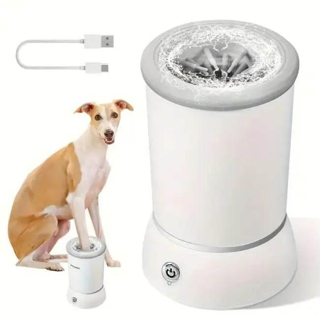 SparklePaws Electric Paw Cleaner for Effortless Pet Care - Estalios