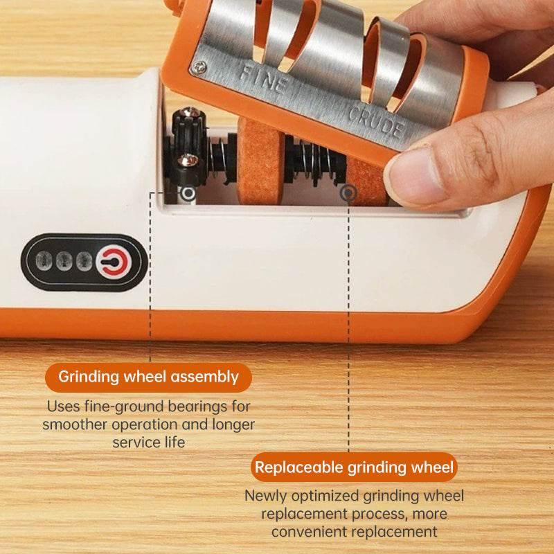 Automatic Multifunctional Electric Knife Sharpener for Quick Use - Estalios