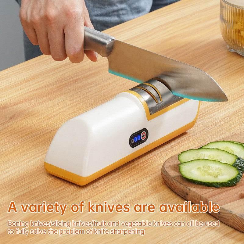 Automatic Multifunctional Electric Knife Sharpener for Quick Use - Estalios