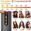 Automatic Wireless Hair Curler USB Rechargeable Adjustable - Estalios