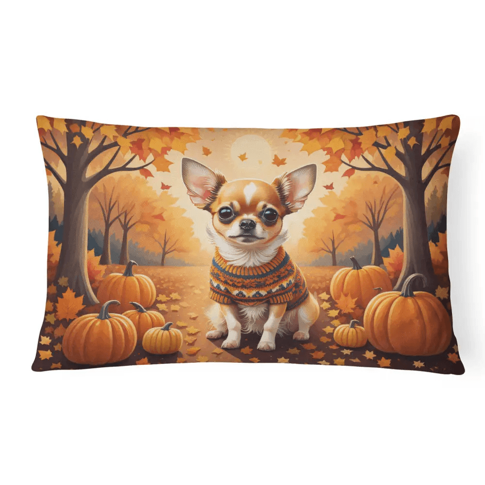 Autumn Leaves Throw Pillow for Indoor and Outdoor Comfort - Estalios