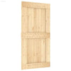 Barn Door Bliss: Black Hardware, Rustic Charm! Unleash rustic elegance with our Wooden Barn Doors, complete with sleek black hardware. These doors instantly transform - Estalios