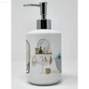 Bathroom Bliss Dispenser: Sudsational Style! Introducing the White Soap Dispenser, a charming addition to any bathroom! This dispenser not only keeps your hands - Estalios