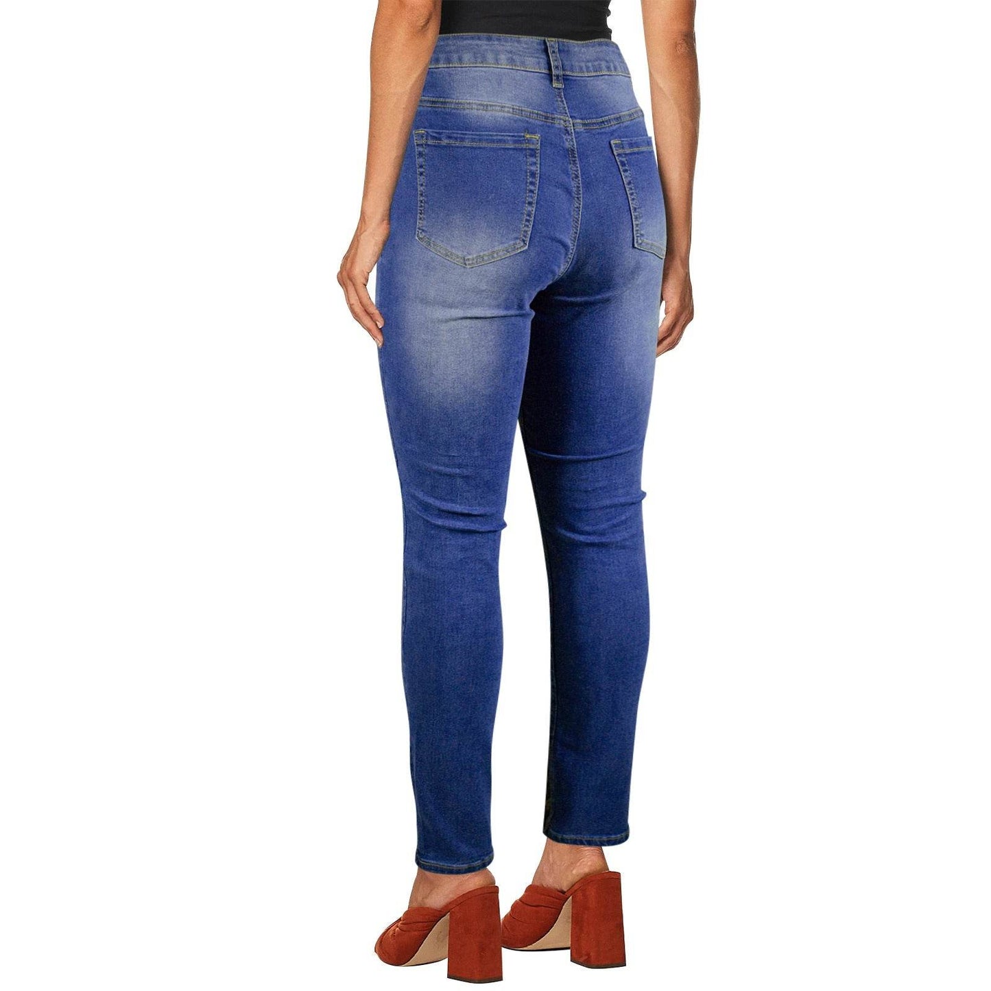 Women's Jeans (Front Printing) Made In USA Ships to USA Only - Estalios