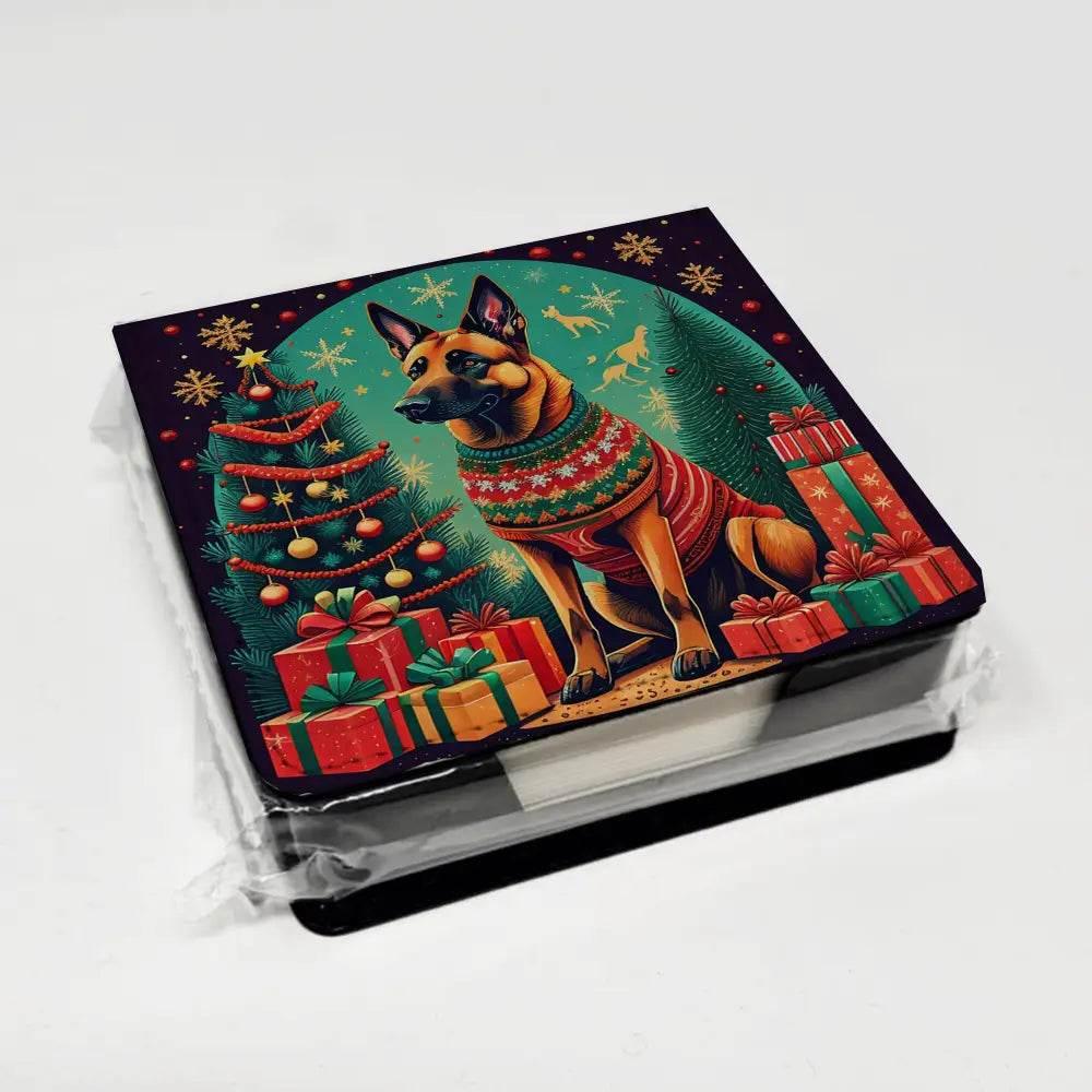 Unleash Holiday Hustle: Christmas Pup Notepad Kit! Alright, here's a product description that follows all your rules: Unleash - Estalios