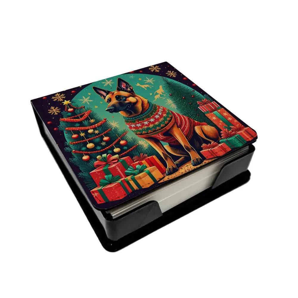 Unleash Holiday Hustle: Christmas Pup Notepad Kit! Alright, here's a product description that follows all your rules: Unleash - Estalios
