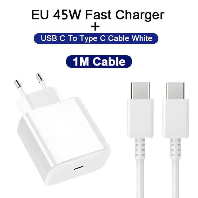Power Up Fast with 45W PD Charger for Safe Charging - Estalios