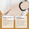 Black Coffee Wood Bead Bracelet for Daily Simple Fashion - Estalios