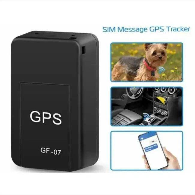 Black GPS Tracker with Strong Magnetic for Car Security - Estalios
