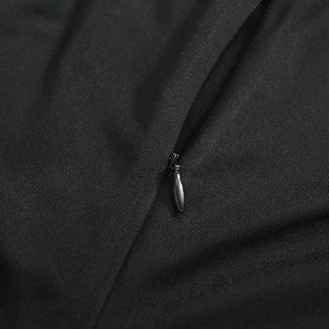 Amp Up Your Workout in the Bold Black Crop Set - Estalios